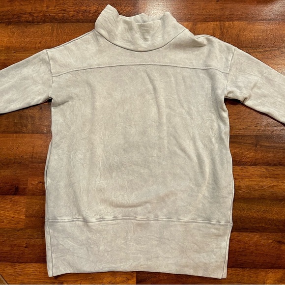 Beau Jours Women’s Cowl Neck Sweatshirt Pockets Fleece Lined Size Large - Picture 1 of 7